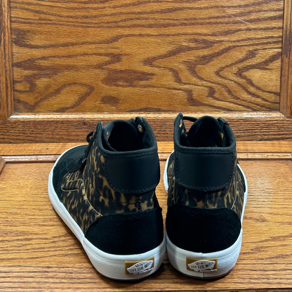 Vans The Lizzie Tortoise Dark Brown Black Shoes - Picture 6 of 9